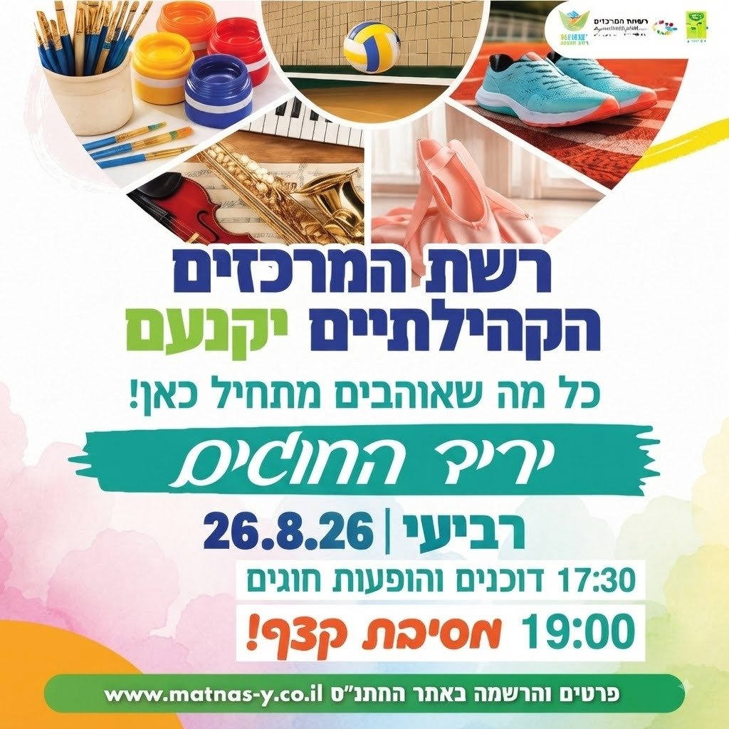 יריד חוגים של מתנ"ס יקנעם 